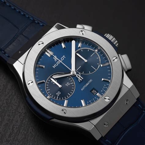 blue chronograph titanium hublot price|Hublot Classic Fusion Chronograph SS 45MM.